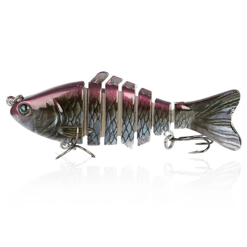 Поддельные приманки для рыбалки Minnow Мульти соединенная жесткая приманка 10 см