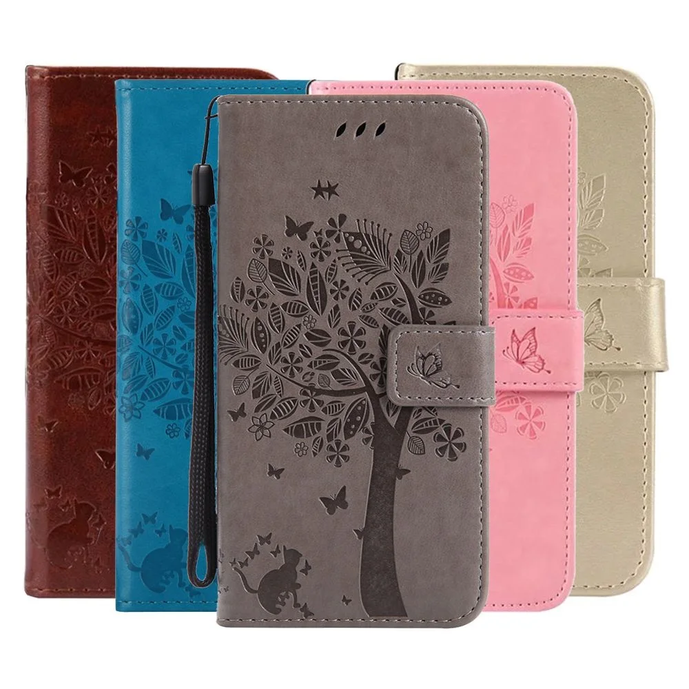 

Flip Stand Case TOP Quality PU Leather Cover With View window for HomTom C1 C2 C8 H10 HT16 Pro