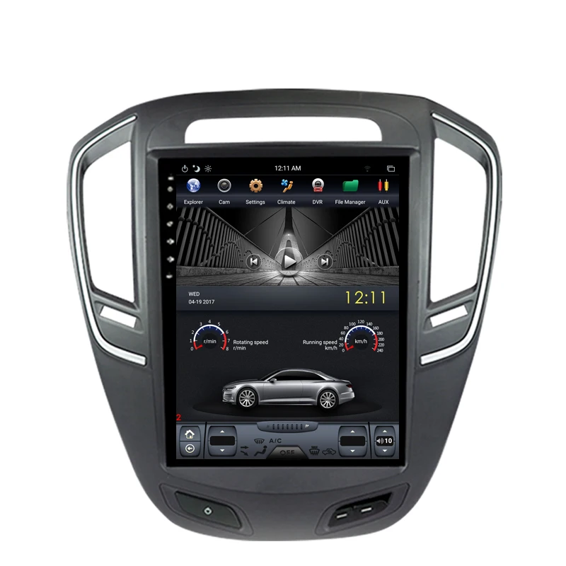 NAVITOPIA 10.4inch Vertical Screen Tesla Android 7.1 Car GPS Navigation for Buick Regal Car DVD Multimedia Player