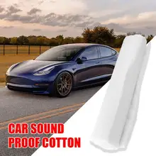 Звукоизоляционная хлопковая Крышка для автомобильной двери, багажника, капота, звукоизоляция, 50x80 см, водонепроницаемая, огнестойкая, сильная звукоизоляция