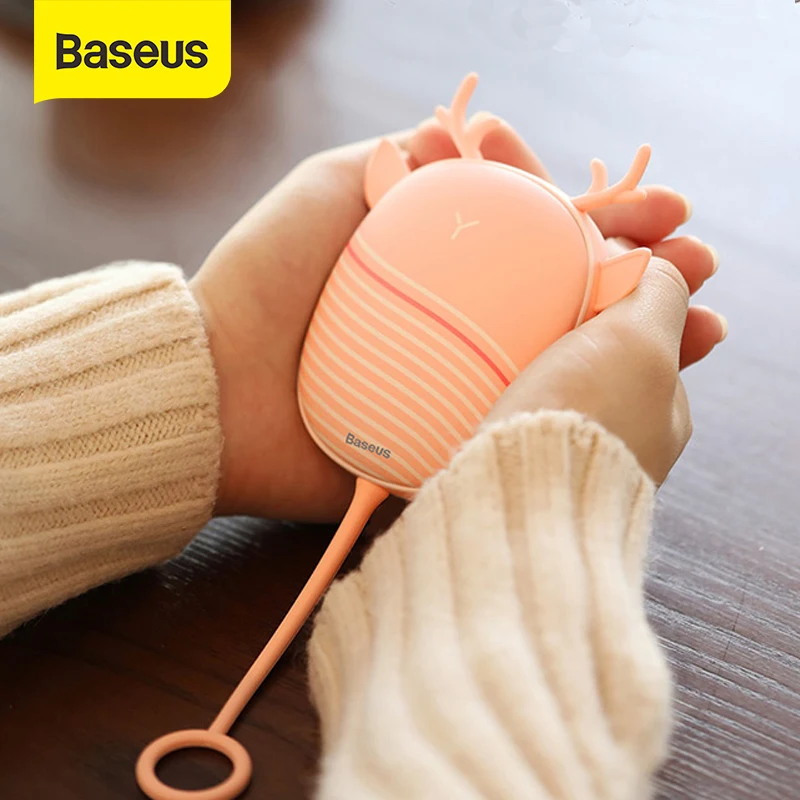Baseus мини ручной отопитель Портативный USB Перезаряжаемый электрический грелка