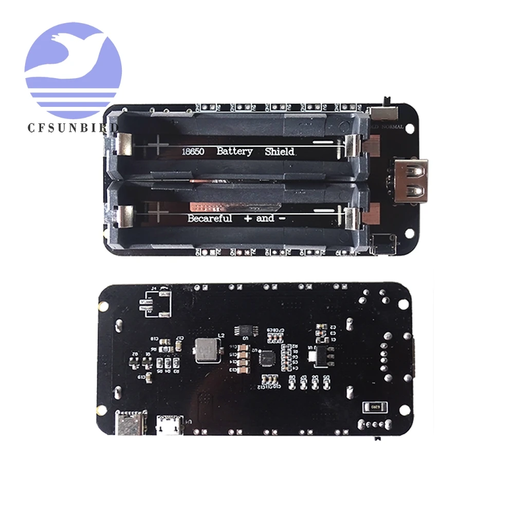 Плата расширения двухвольтной 18650 литиевой Φ V8 модуль 5 В/3 А 3 В/1 Micro USB для Arduino ESP32