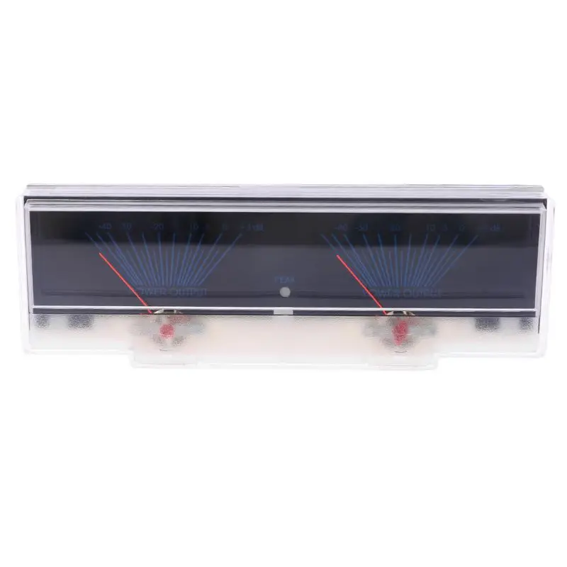 

Power Amplifier Panel Dual Analog VU Meter Audio Level dB Meter with BackLit
