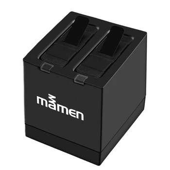 

Mamen Gopro AHDBT 501 Sport Camera Battery 1650MAh + Type-C Dual Charger for GoPro Hero 5 6 7 Black Sports Action Camera Battery