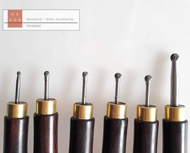 oboe repair tools 6pcs oboe sound hole chamfering knife-Woodwind