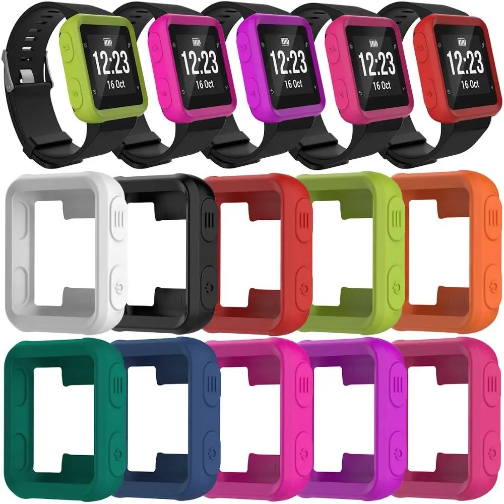 BEHAU Protective Case Cover for Garmin Forerunner 35/30/Approach S20 Smart watch Replacement TPU Protection cases Accessories | Наручные