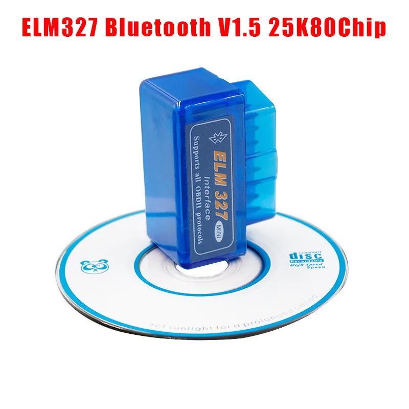 Hiyork Obd Obd2 кабели Obd 2 автомобиля elm327 адаптер автомобильный диагностический инструмент сканирования Bluetooth V2.1/V1.5 супер мини для Android/Symbian