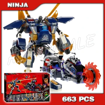 

663PCS Ninja Killow vs. Samurai Mech Robots Mask Booster Pack 10805 Model Building Blocks Toys Bricks Compatible with Lago