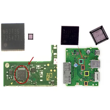 

Replacement Power Battery Charging IC Chip M92T36 ,HDMI Motherboard M92T17 Audio Video Control IC Chip for Nintend Switch NS