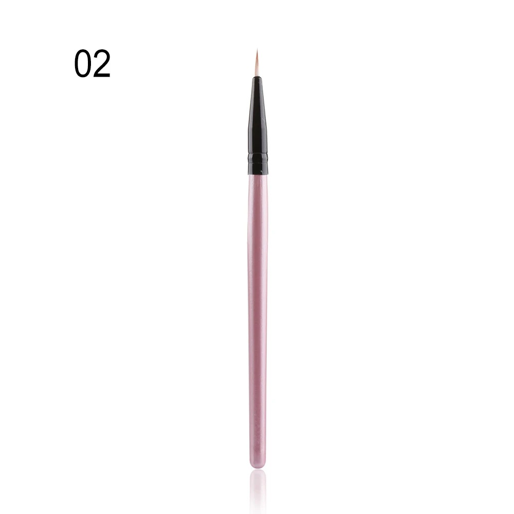Eyeliner Brush 2 1 шт Двойная Головка теней для век контурная Кисть для макияжа кисть для растушевки глаз кисть для бровей расческа подводка для глаз Смешивание; красота кисти для макияжа - Handle Color: Eyeliner Brush 2