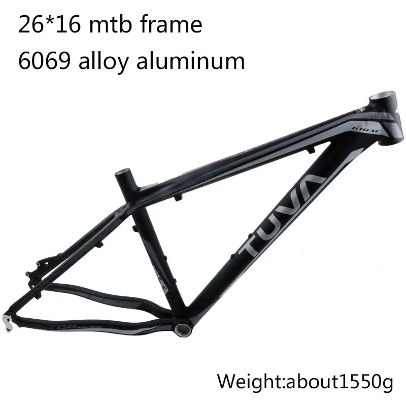

Super Light 6069 Allloy Aluminum 26 16 MTB Frame 1.5kg Bicycle Frame Disc Brake Mountain Bike Frame