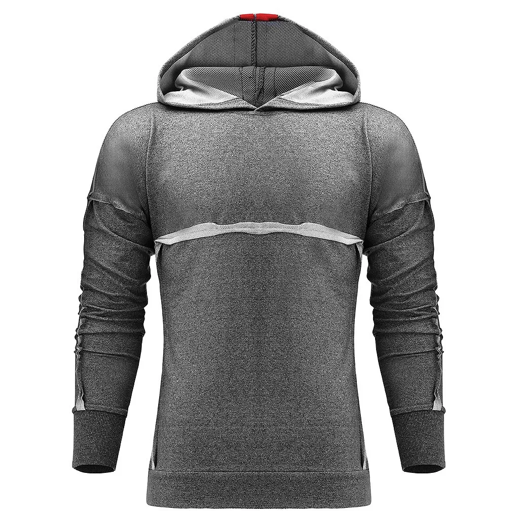 Новинка, повседневный спортивный костюм, мужские осенние куртки+ штаны, комплект из 2 предметов, Мужская облегающая спортивная одежда, модный брендовый мужской однотонный комплект 10,30