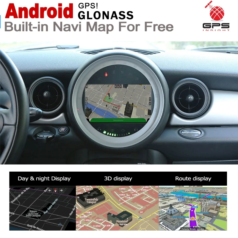 Для мини-Люка One Cooper 2007 2008 2009 2010 автомобильный мультимедийный плеер gps аудио радио навигация NAVI