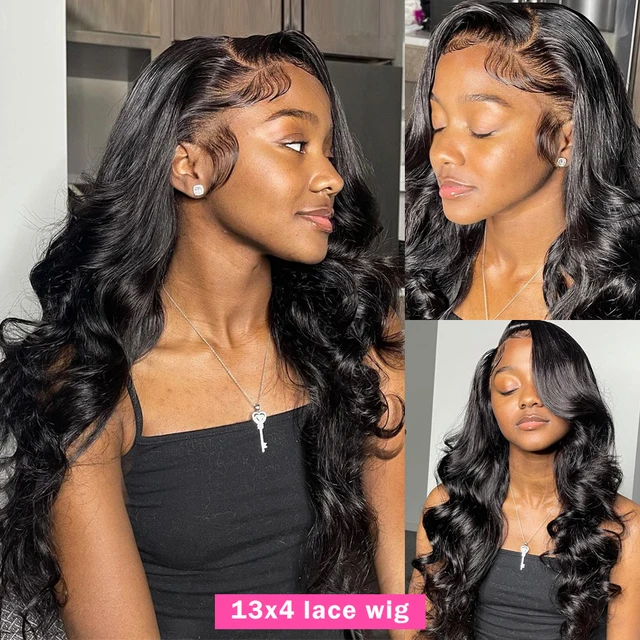 13×6 Body Wave Lace Front Wig Full Lace Human Hair Wigs For Women Pre Plucked 13×4 30 34 Inch Hd Loose Wave 360 Lace Frontal Wig 2