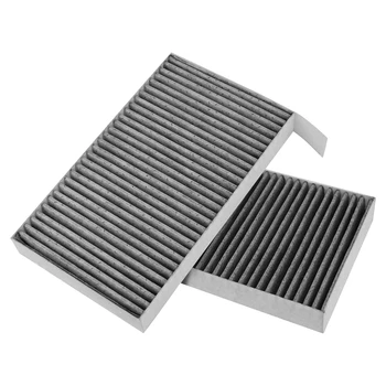 

2Pcs Car Activated Carbon Air Inlet-Filter Replacement for Tesla Model 3 2017 2018 2019 2020