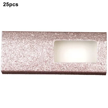 

25pcs Carrying Makeup Tools Lightweight Cosmetic Accessory Packing Compact Custom Eyelash Storage Case Portable Home Dustproof