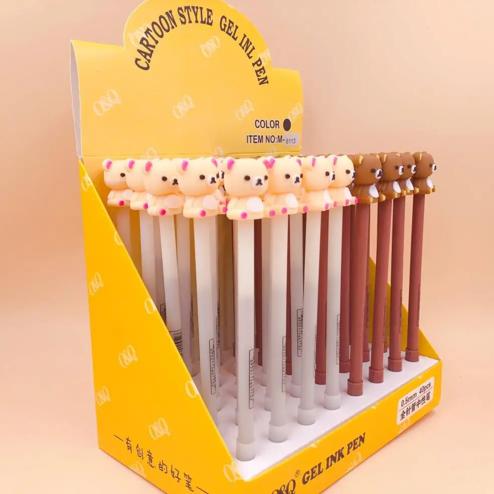 2 шт./партия Rilakkuma Детская гелевая ручка подпись ручка Escolar Papelaria школьные офисные принадлежности рекламный подарок