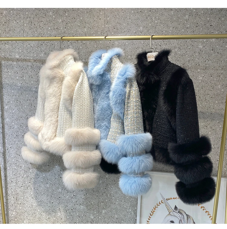 ZDFURS* новинка Женская зимняя теплая верхняя одежда из натурального меха Съемная шуба из натурального Лисьего меха Роскошная короткая шуба