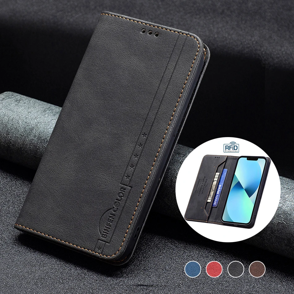 Etui Anti-theft Leather Wallet Case For iPhone 13 mini 12 Pro 11 Pro Max XS Max XR X R 10 8 7 Plus SE 2020 Phone Book Cover Capa best iphone 13 pro max case