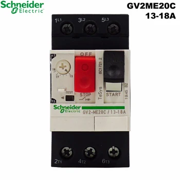 

Schneider Electric GV2ME20C 13-18A motor thermal magnetic circuit breaker button 3P protection switch setting current range