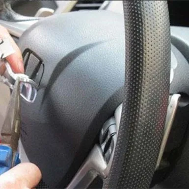 Высокое качество ABS Серебряная эмблема на руль автомобиля значок H логотип
