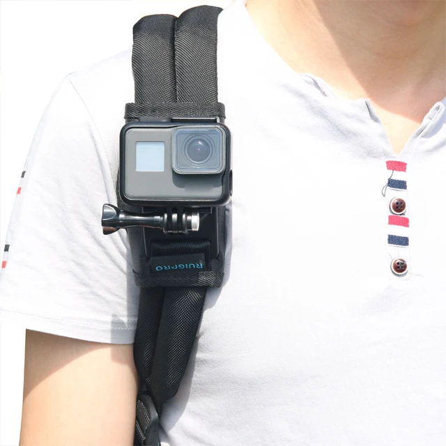 Support de gilet tactique Molle pour Gopro, pour Xiaomi Yi Eken Sjcam Go  Pro 8 7, Base de gilet pour Gopro Hero 5 6 7 8, accessoires Insta360 - Type  For gopro dji