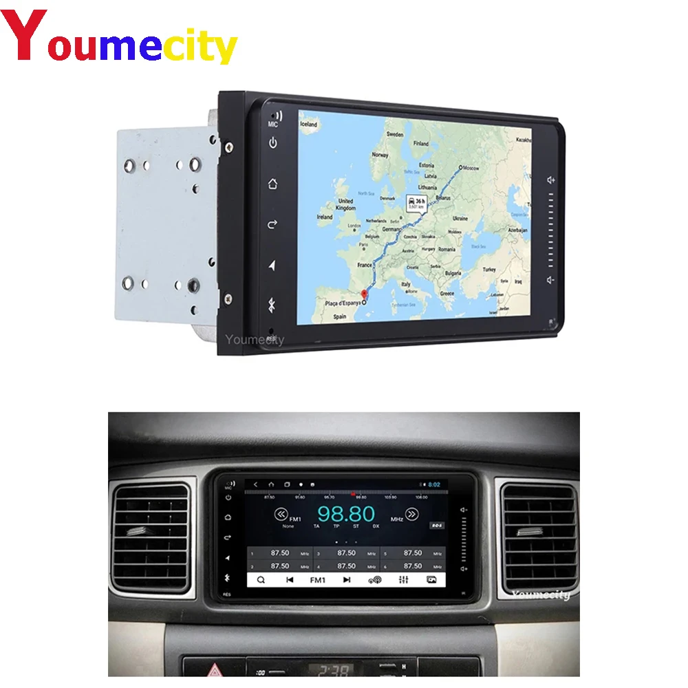 Youmecity автомобильный Радио стерео dvd плеер для Toyota Avalon AVanza Celica Granvia Hiace Kluger Paseo Previa