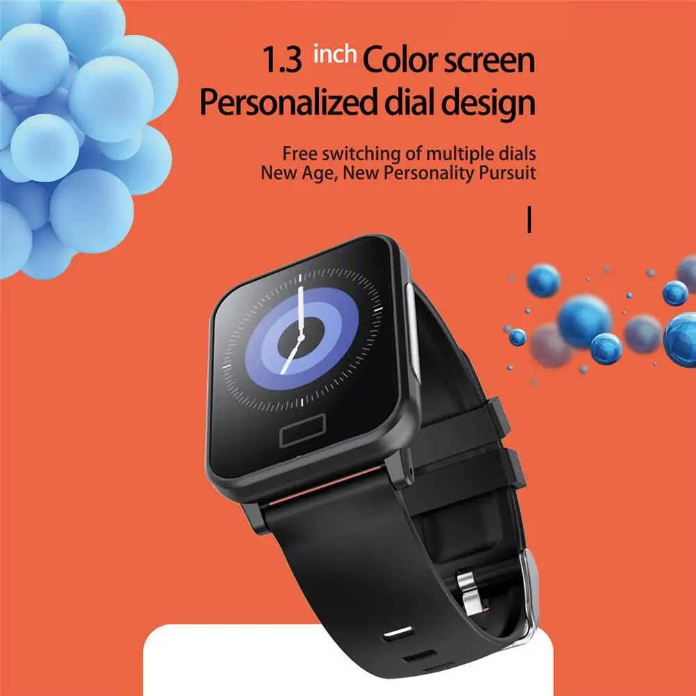 Модные часы Smart Watch Bluetooth умные часы фитнес-трекер сердечного ритма монитор ЭКГ сообщения пуш-ап для мобильного сотового телефона