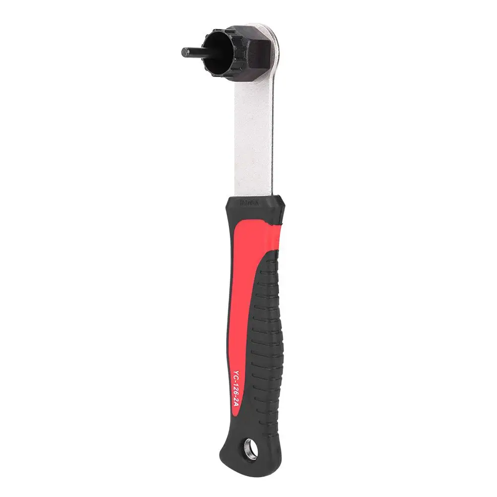 

Bicycle Flywheel Installation Tool Steel Spanner Handle Flywheel Wrench Disassembly Removal Tool Road/Mountain Bike Repair Tools