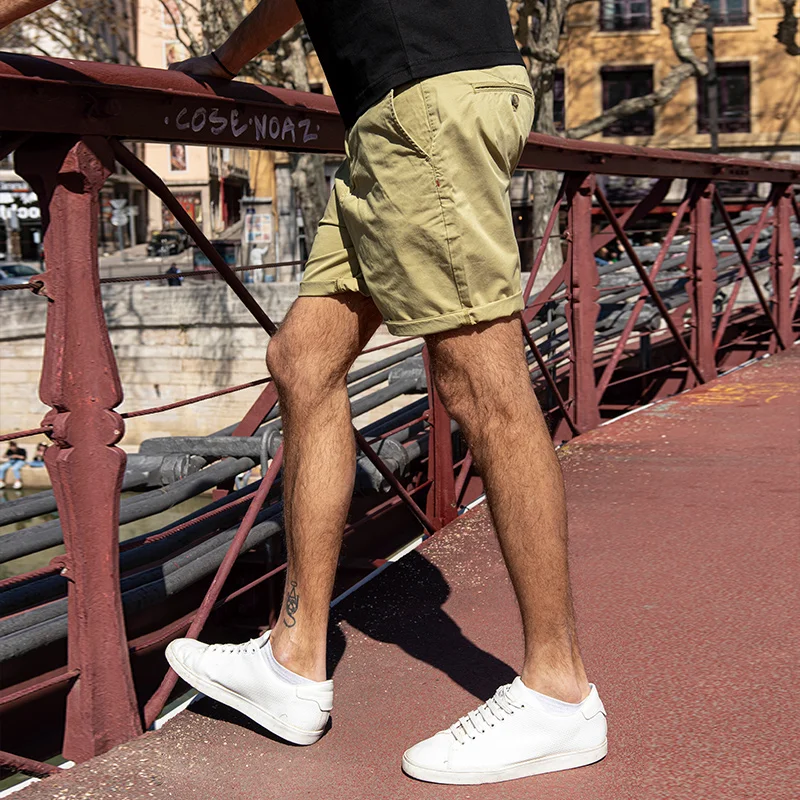 shorts Off White Basic Casual Pants 