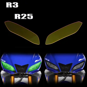 

For YAMAHA YZF-R3 YZF-R25 YZF R3 R25 YZFR3 2019 2020 Motorcycle Headlight Guard Head light Shield Screen Lens Cover Protector