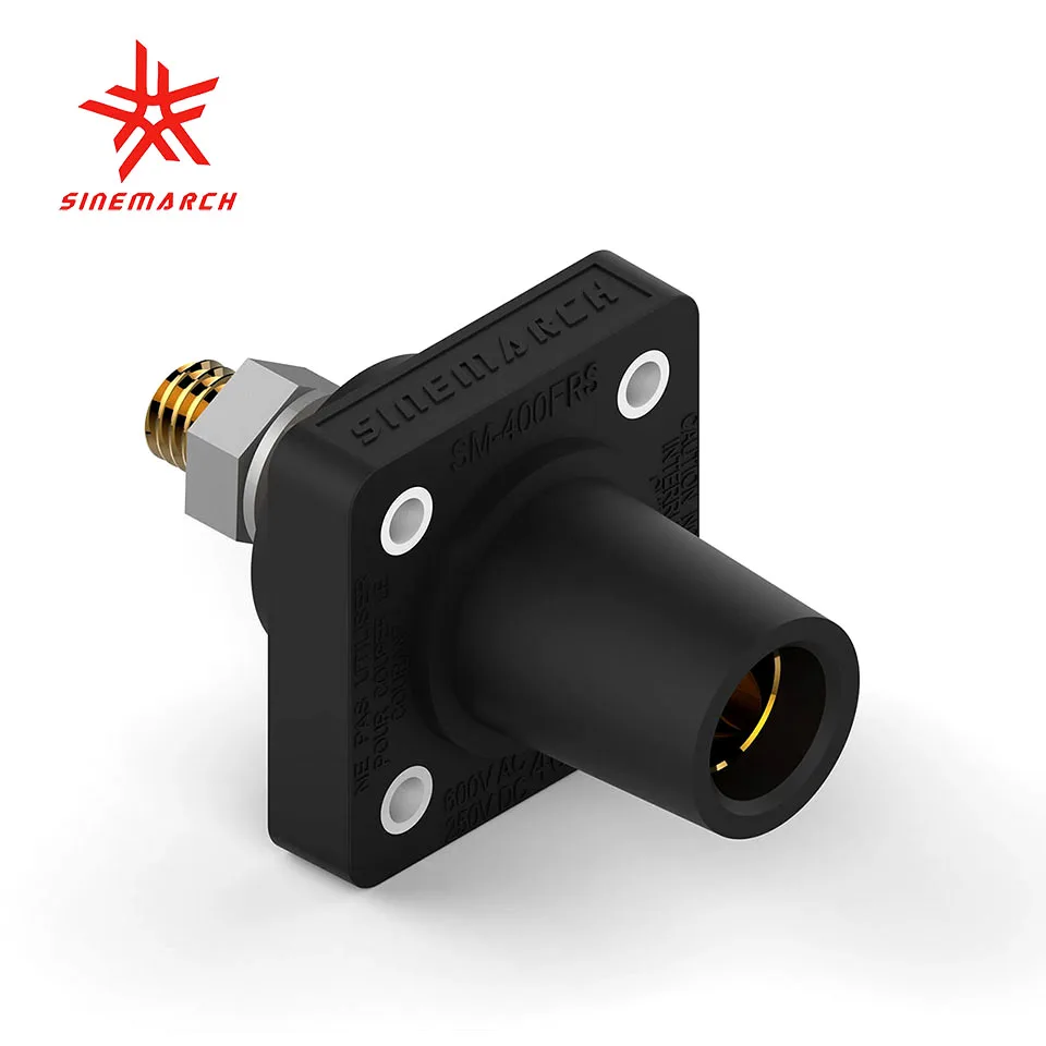 

R-LOK 400A Female Socket American Standard Single Pole Power Connector Compatible with Cam Lock Bolt Type