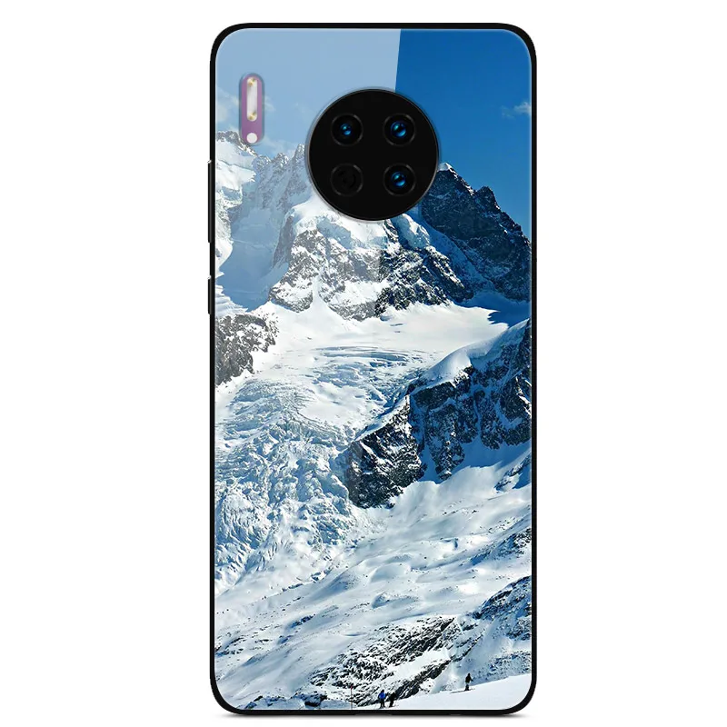 Для huawei mate 30 Pro закаленное стекло чехол жесткий чехол для телефона чехол для huawei mate 30 Lite mate 30 Pro TPU бампер чехлы для huawei mate 30 Pro Lite жесткая задняя панель из поликарбоната Coque
