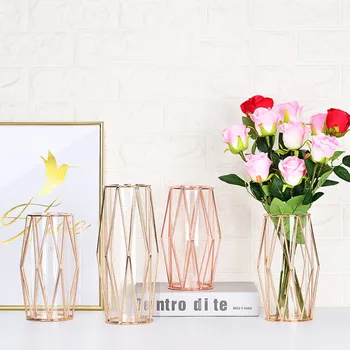 

4Pcs Iron Flower Vase, Cute Deisgn and Nordic Style Adds More Charming Romantic Atmоsphere for Your Home