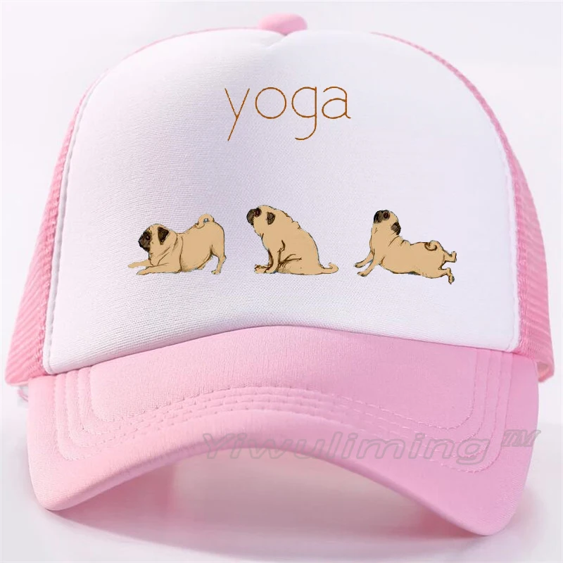 Бренд собака мопс бейсболки женские мужские Snapback сетчатая шапка Дальнобойщик открытый спортивный, для укрытия кепки дропшиппинг