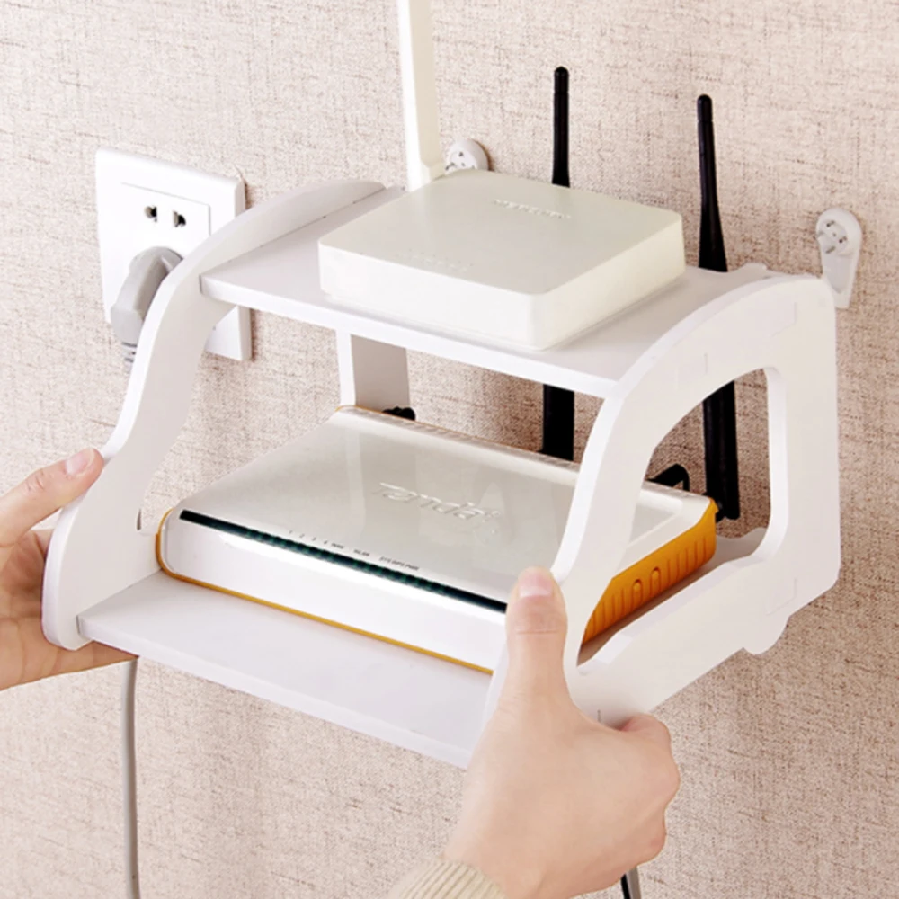 Настенный стеллаж для хранения Wi-Fi-роутера 1 шт. | Дом и сад