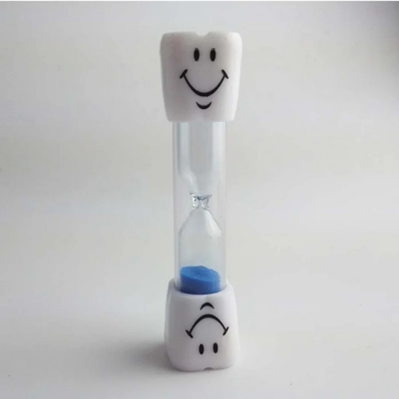 Многоцветный 3 минуты Песочные часы Дети таймер для зубной щетки смайлик песочные яйцо таймер 3 минуты оригинальность детская зубная щетка песочные часы таймер - Цвет: blue