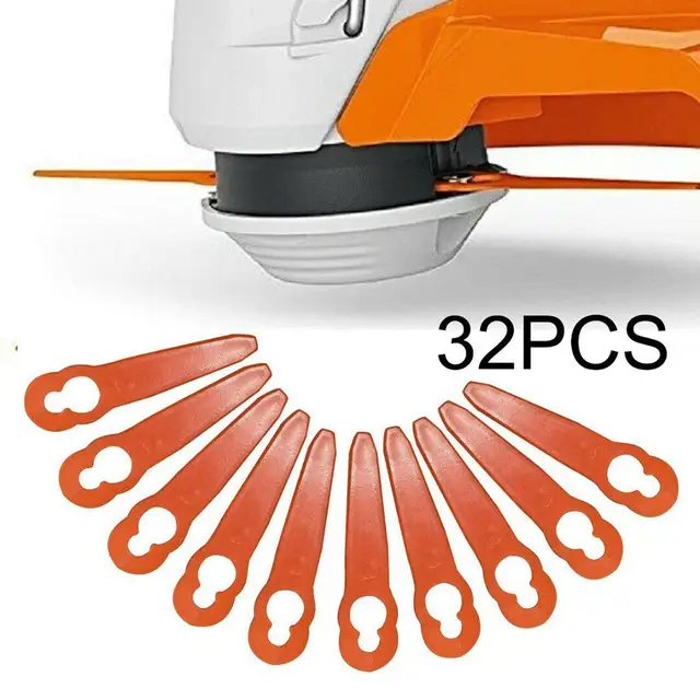 32Db/Készlet Műanyag Vágó Pengék A Stihl Polycuthoz 2-2 Fs45 Fűnyíró Trimmer Szerszámok Otthoni És Kerti Szerszámokhoz