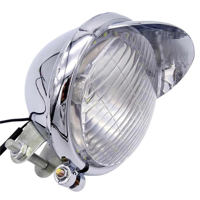 27LED противотуманная фара Angel Eye универсальная для мотоцикла белая 5 дюймов Harley Honda