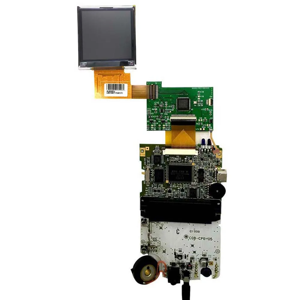 Online Reemplazo para GBC retroiluminación pantalla LCD Kits de modificación de Alta Luz para consola de GBC Nintend accesorios de juego de luz de pantalla LCD