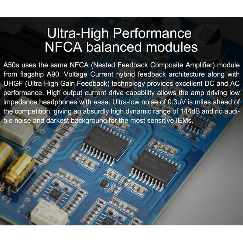 US $219.99 Topping A50s NFCA Module Desktop Headphone Amplifier AMP Preamplifier with 635 SE 44mm Balanced Output 3500mW2 2 Gain Setting