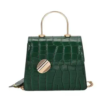 

Ladies Fashion Shoulder Bag Solid Color Stone Pattern Handbag Female Summer Wild Messenger Bag Women