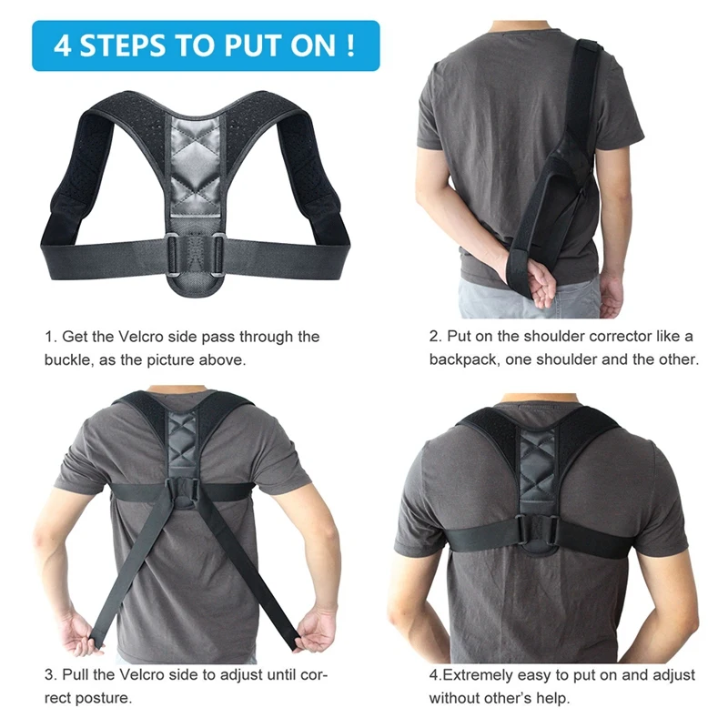 Adjustable Correction Bel Medical Clavicle Posture Corrector Back Support Belt Corset Orthopedic Brace Shoulder Corrector