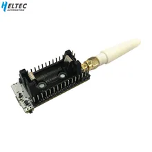 Cubecell longa node asr6502 bateria 433mhz/868-915mhz com capa de bateria 1/2aa node aplicações para arduino com antena