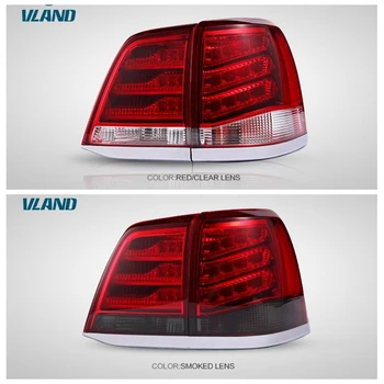 

VLAND factory for car tail light for LAND CRUSIER LED taillight 2008 2011 2015 with turn signal+reverse light+DRL+brake light
