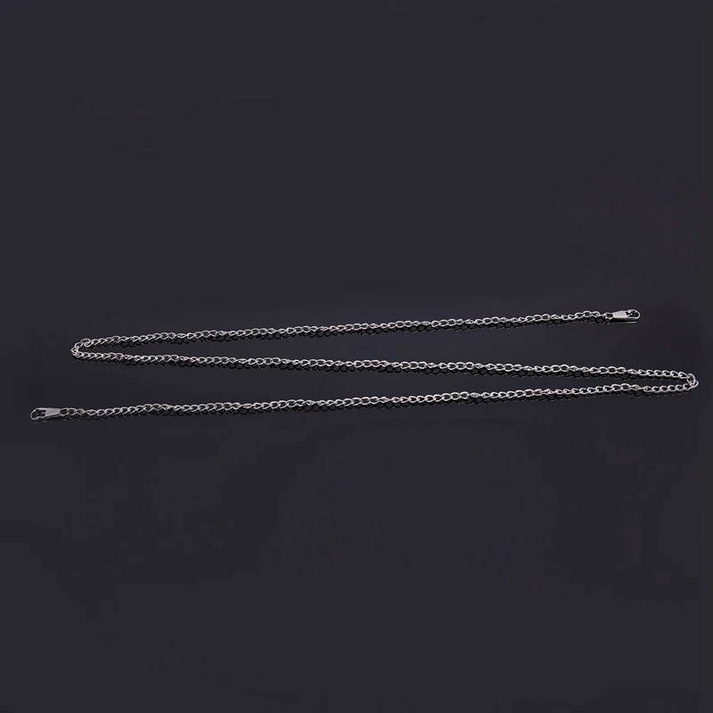 1.2M Shoulder Strap Metal Purse Twist Chain Replacement Shoulder Strap for DIY Bags Purses Handbags(Silver