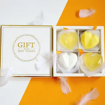 

3d Silicone Soap Molds heart Handmade for soaps Making 8 Loaf Forms Cube DIY Mould Hand Made tool cake decorating tray