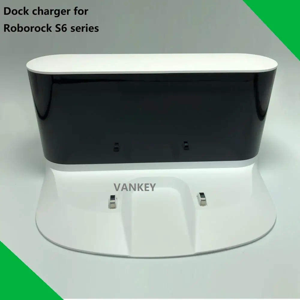  Dock Charger Base for Xiaomi Vacuum Cleaner Roborock S6 Series Robot Vacuum Cleaner Charge Dock TAN