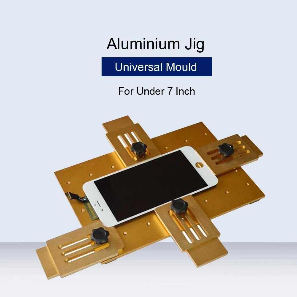 Универсальный ЖК-экран позиционирование приспособление телефон ламинирование фиксированная форма алюминиевый сплав Выравнивание Плесень Для ремонта телефона под 7 дюймов