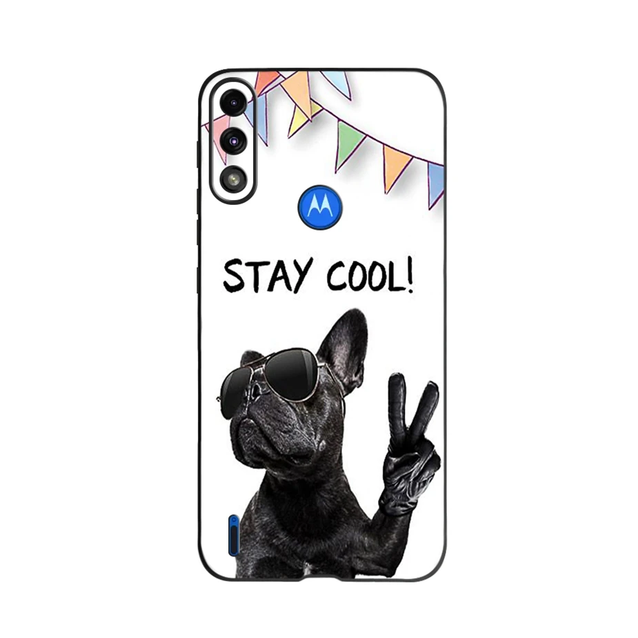 Durable Silicone Phone Back Cover - Soft TPU Protection for Motorola Moto E7 Series